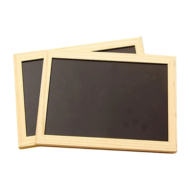 Quadro-negro de madeira inacabado